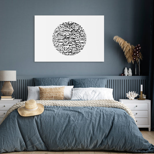 LUNAR LOOM Horizontal Canvas Print