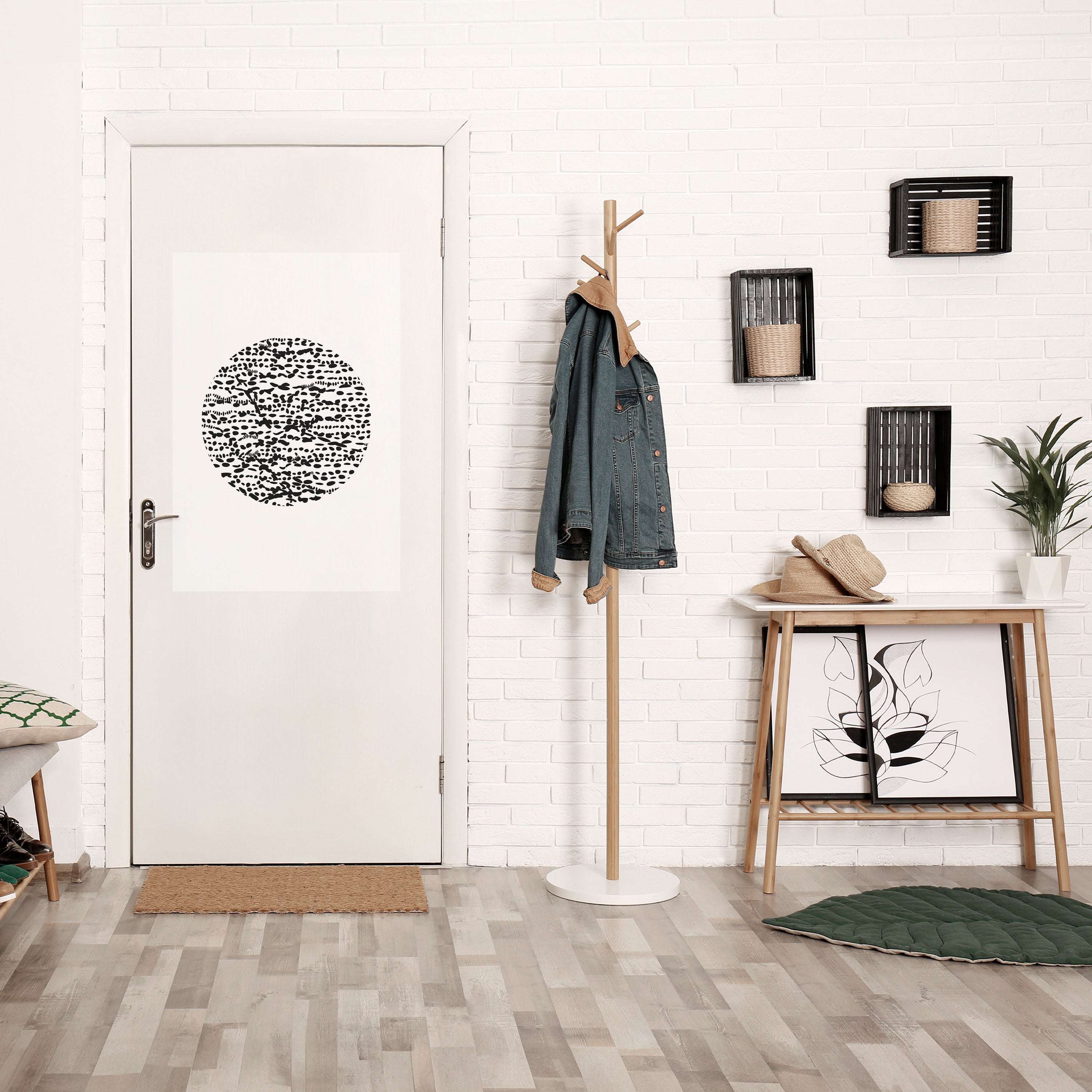 LUNAR LOOM Peel and Stick Vertical Poster