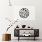 LUNAR LOOM Peel and Stick Horizontal Poster