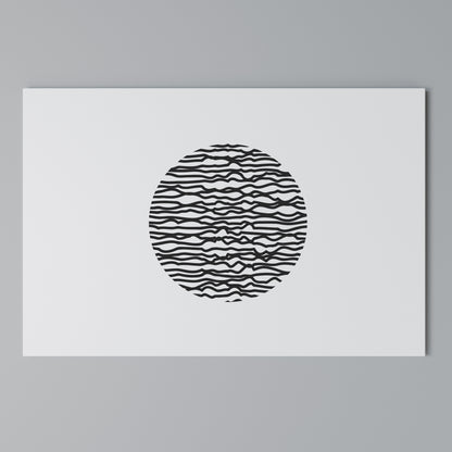 LUNA LINES Horizontal Canvas Print