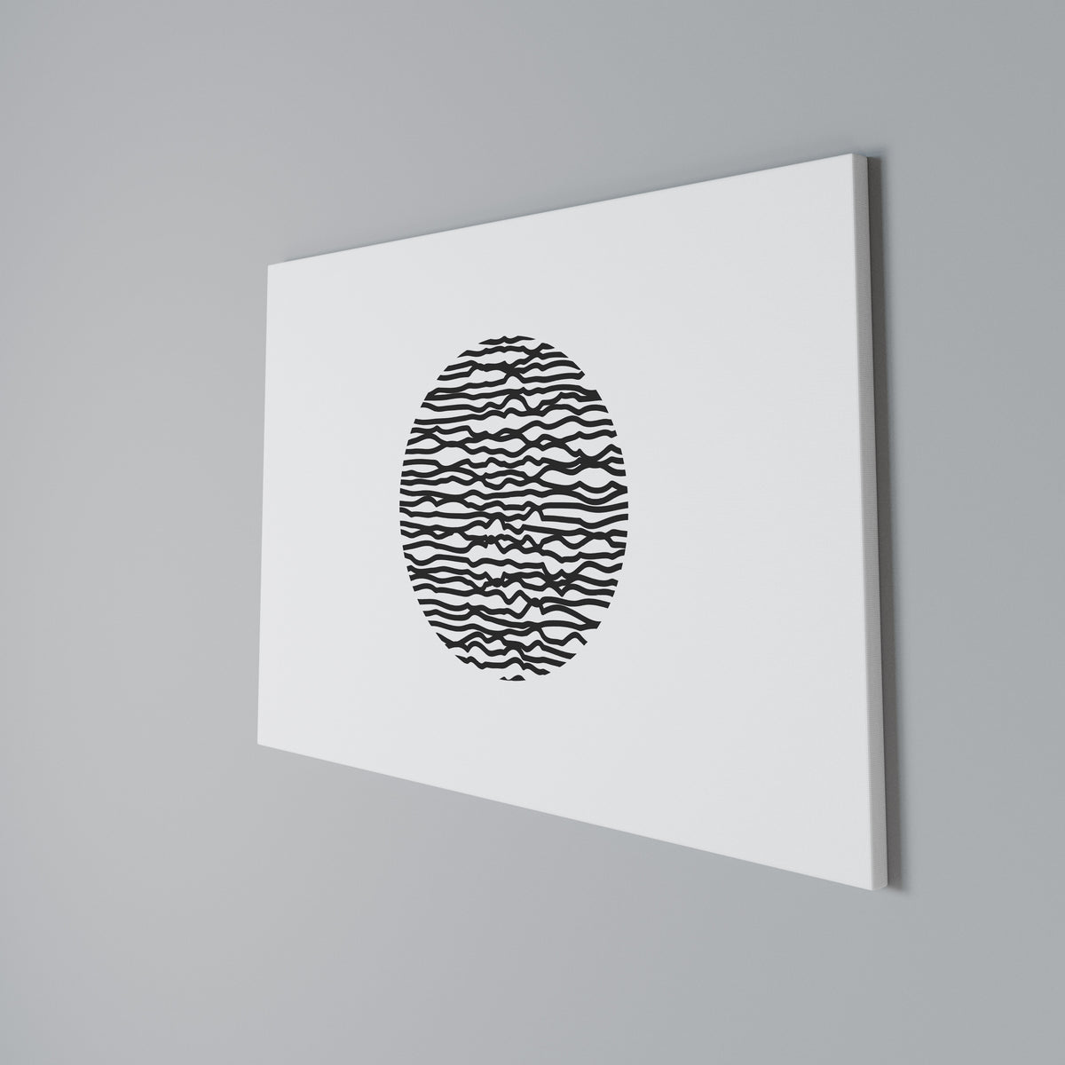 LUNA LINES Horizontal Canvas Print