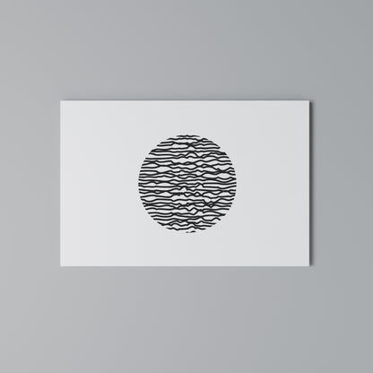 LUNA LINES Horizontal Canvas Print