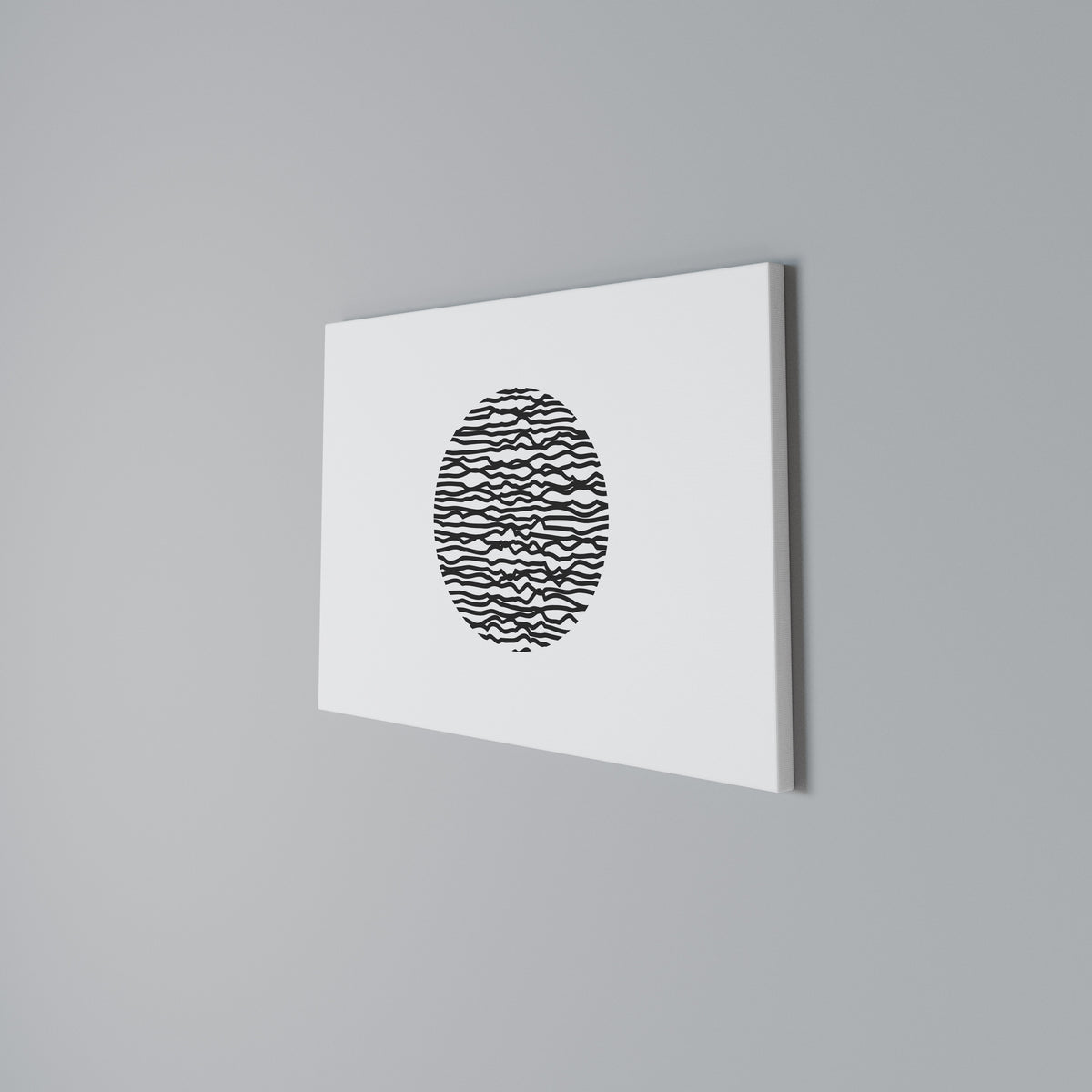 LUNA LINES Horizontal Canvas Print