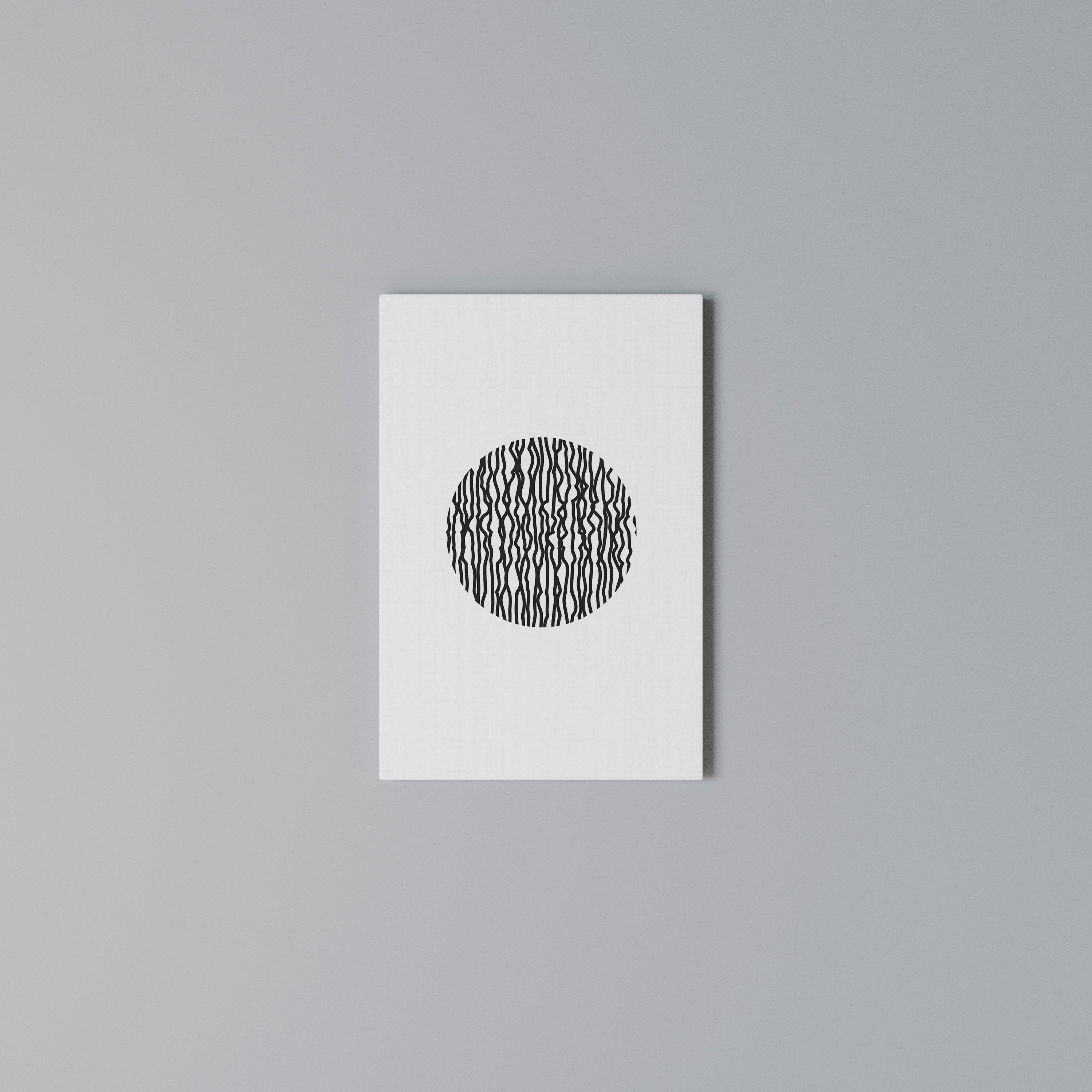 LUNA LINES Quadro em tela vertical