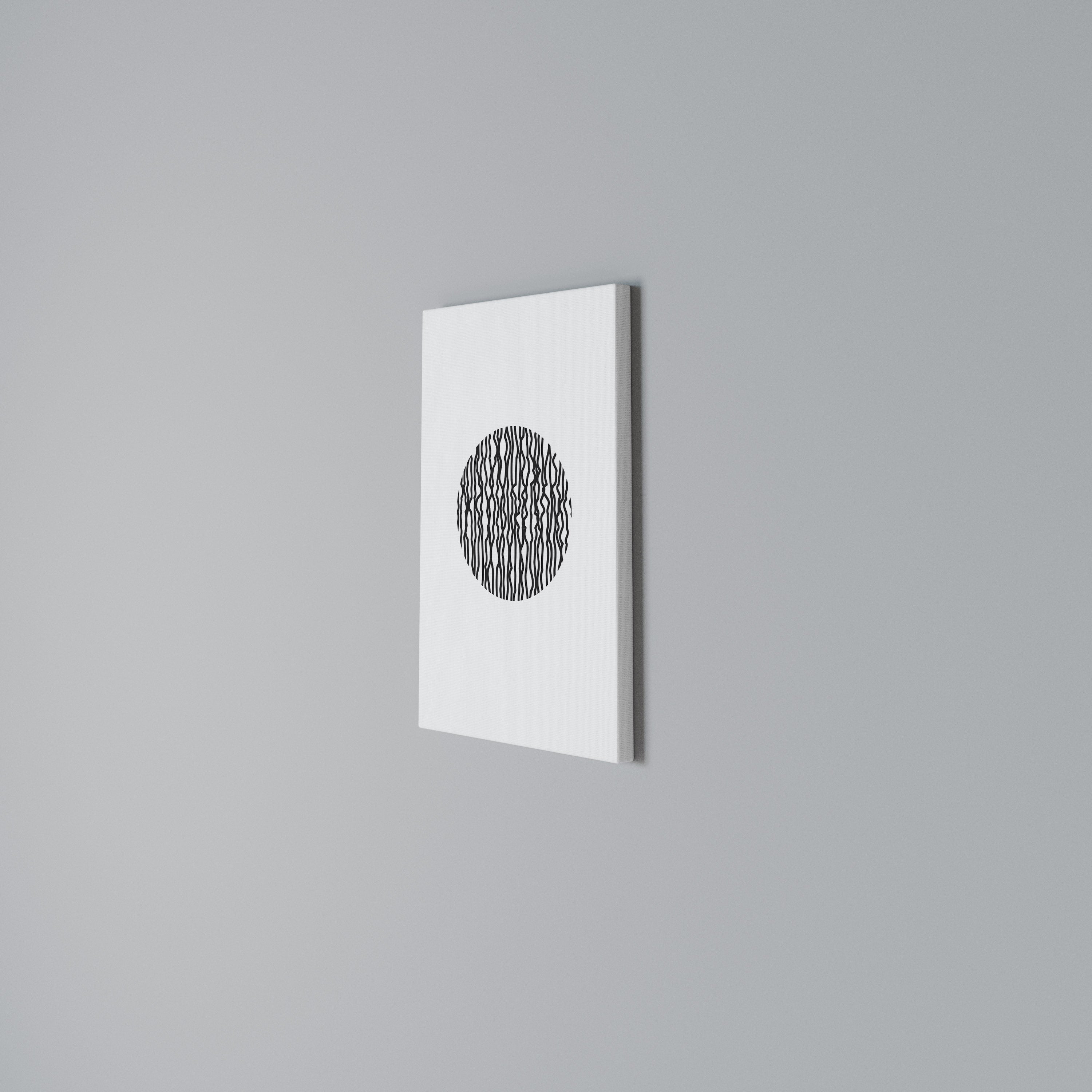 LUNA LINES Quadro em tela vertical