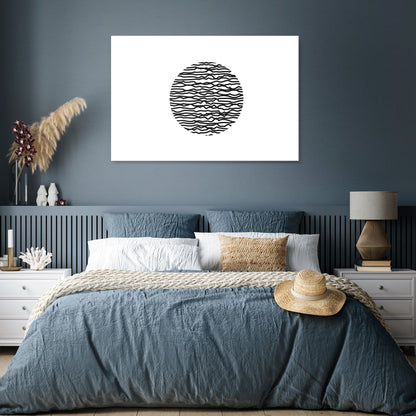 LUNA LINES Horizontal Canvas Print