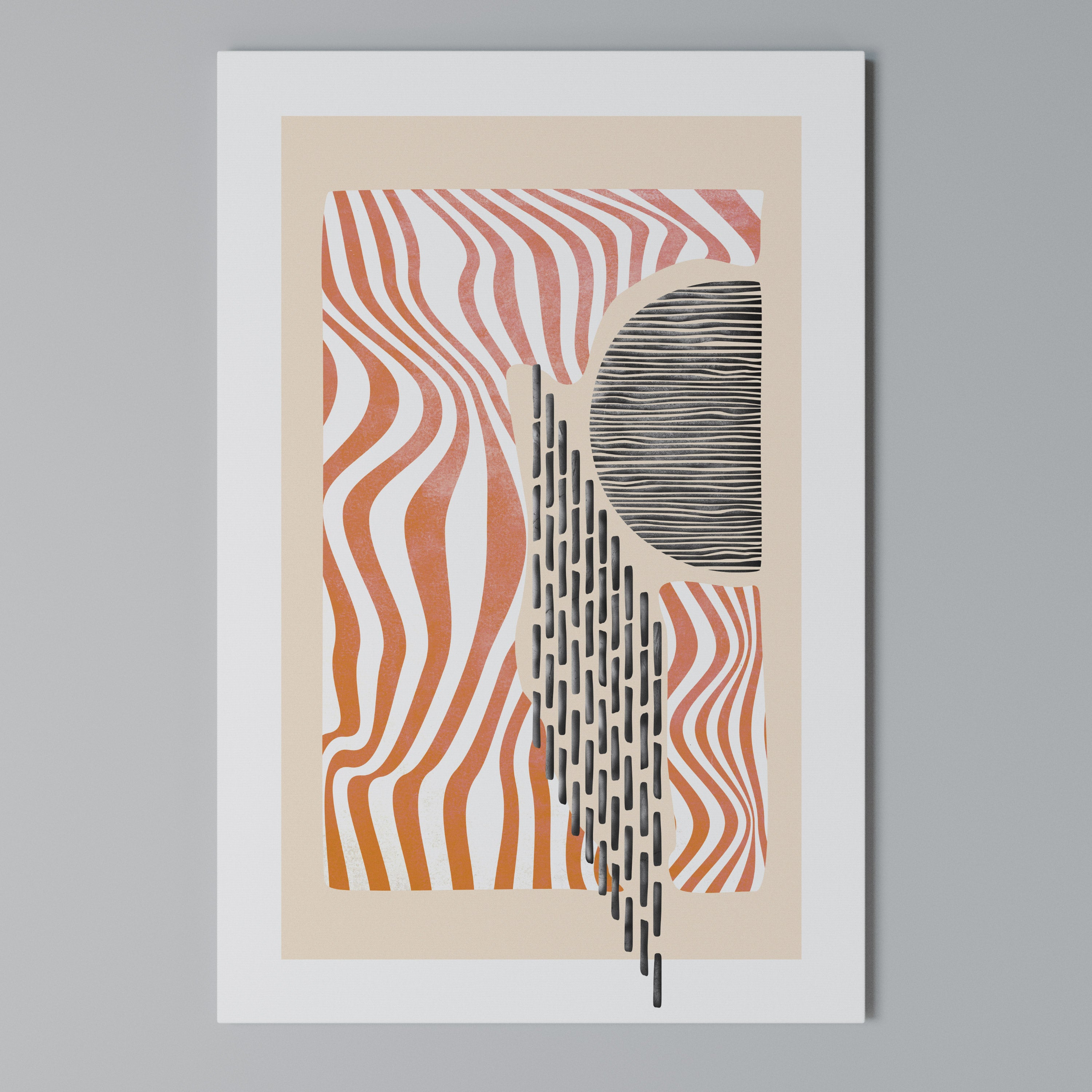 SUBLIME SYNTHESIS Quadro em tela vertical
