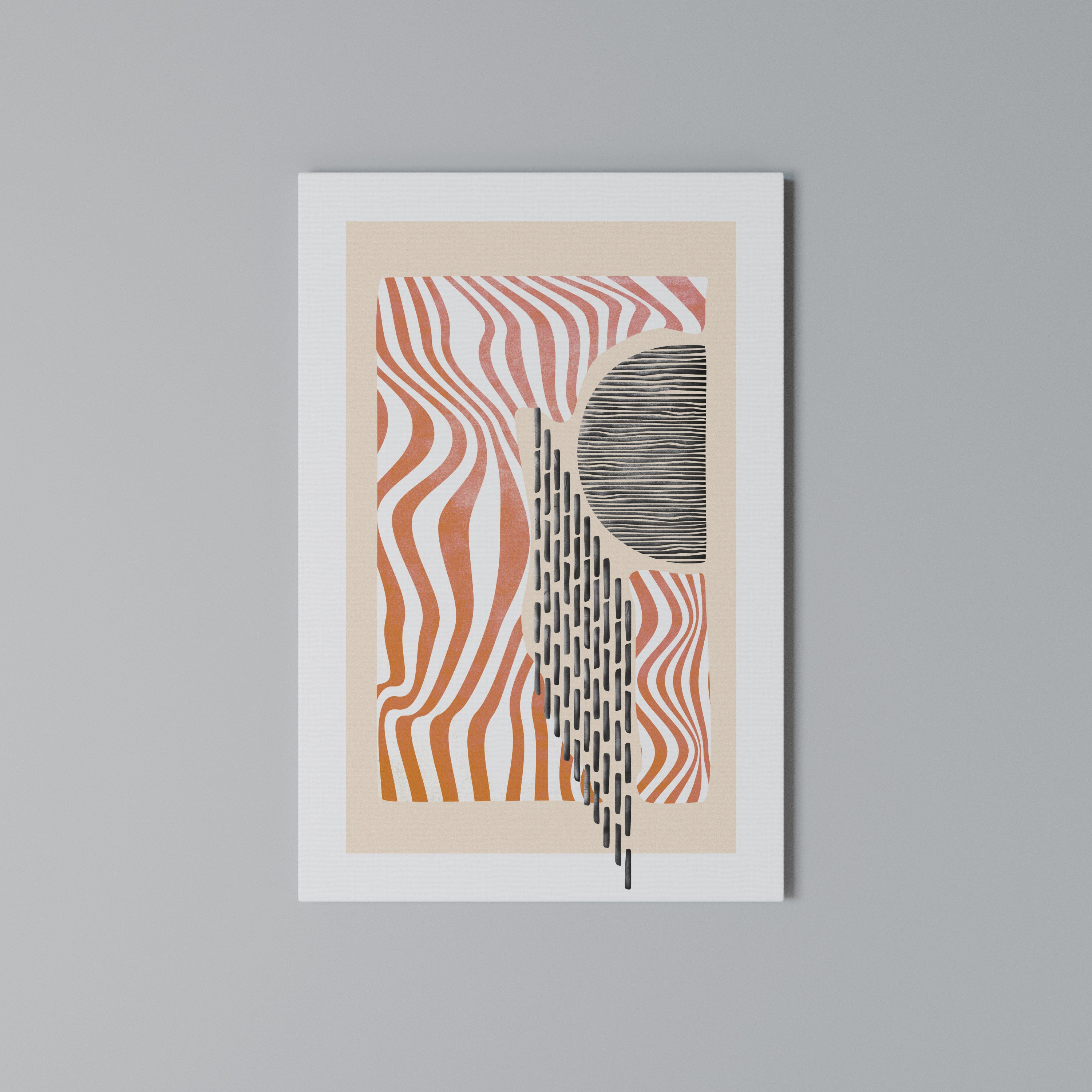 SUBLIME SYNTHESIS Quadro em tela vertical
