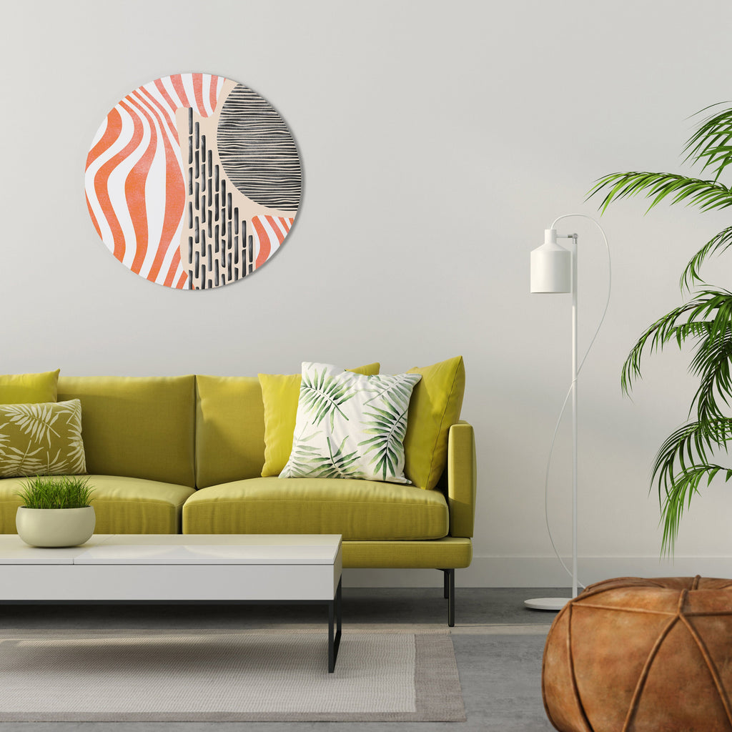 SUBLIME SYNTHESIS Quadro Redondo Decorativo