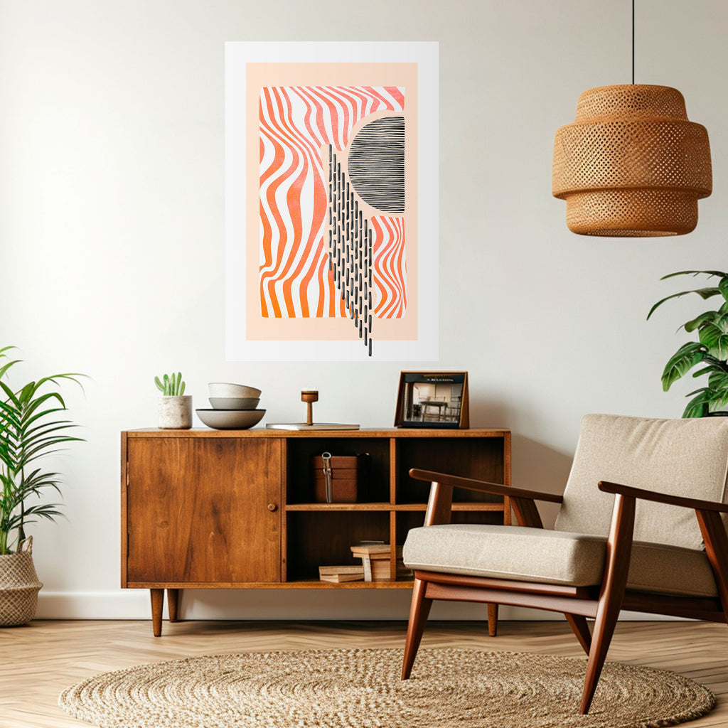 SUBLIME SYNTHESIS Peel and Stick Vertical Poster