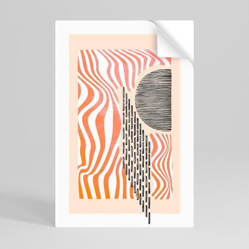 SUBLIME SYNTHESIS Póster Autocolante Vertical