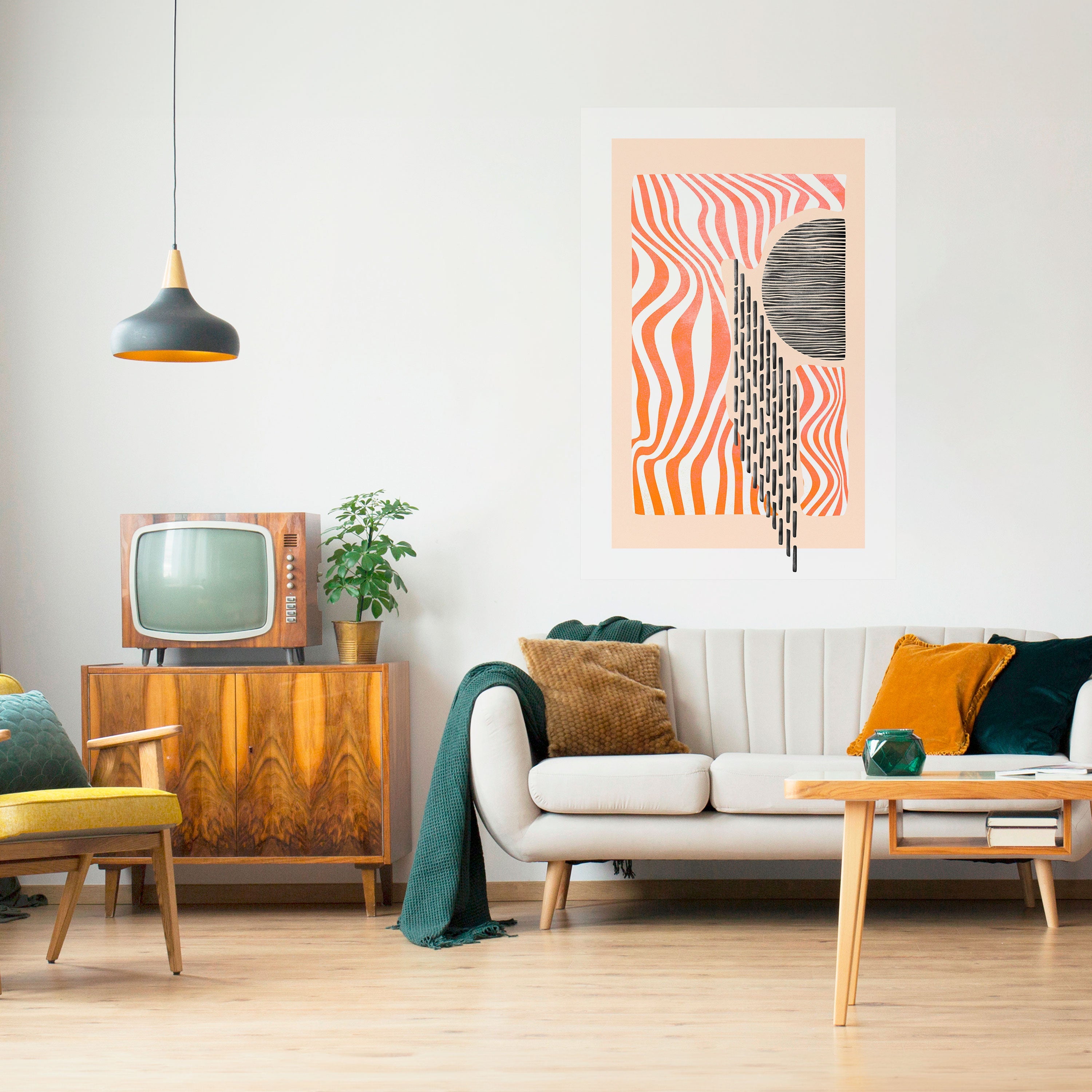 SUBLIME SYNTHESIS Peel and Stick Vertical Poster