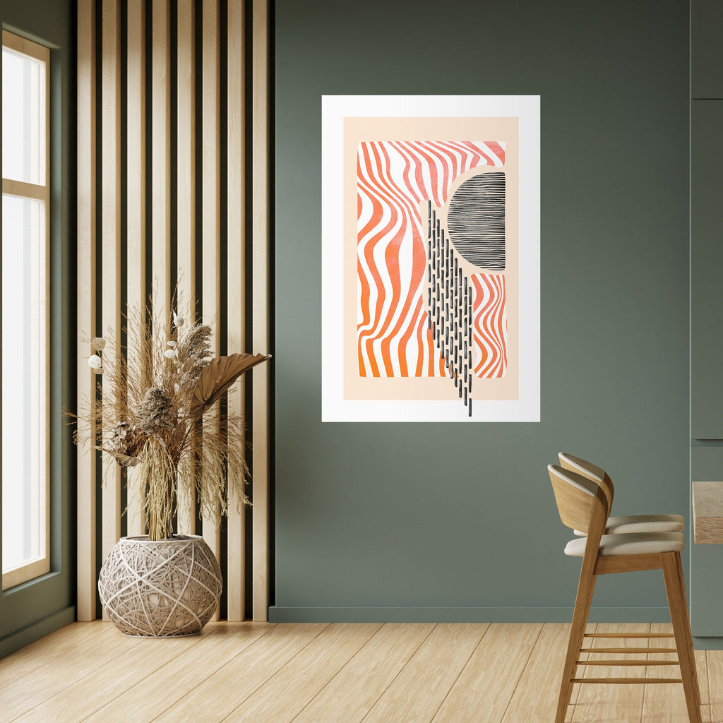 SUBLIME SYNTHESIS Peel and Stick Vertical Poster