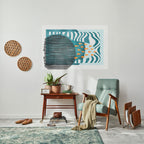 SHROUDED SHAPES Peel and Stick Horizontal Poster