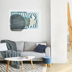 SHROUDED SHAPES Peel and Stick Horizontal Poster