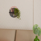 WHISPERS OF FORM Prateleira Oval Decorativa em Acabamento Preto