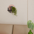 WHISPERS OF FORM Prateleira Redonda Decorativa em Acabamento Preto