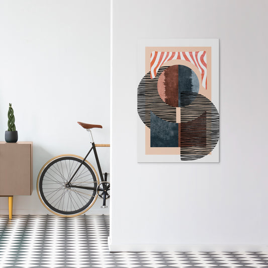 WHISPERS OF FORM Quadro em tela vertical