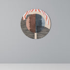 WHISPERS OF FORM Round Wall Art