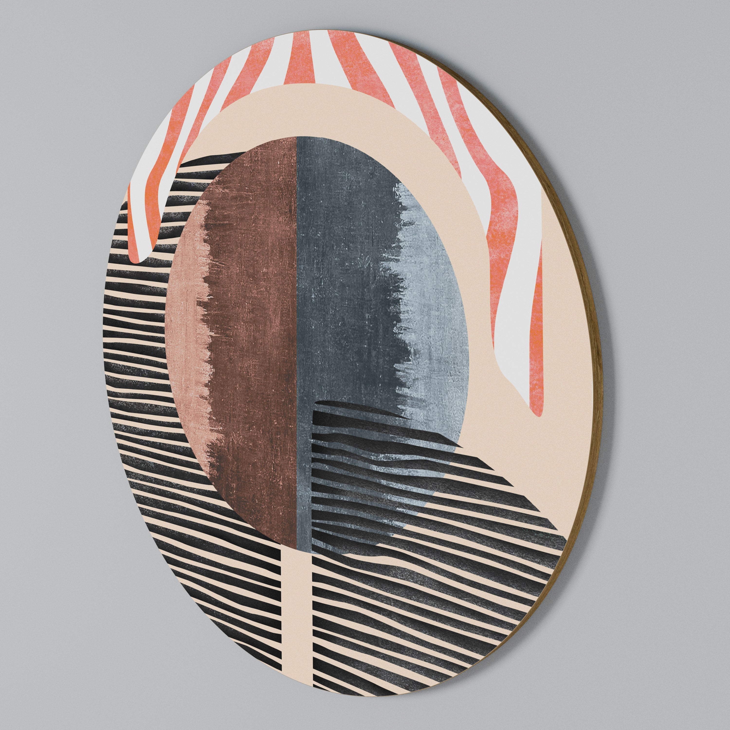 WHISPERS OF FORM Arte de Parede Redonda