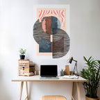 WHISPERS OF FORM Peel and Stick Vertical Poster