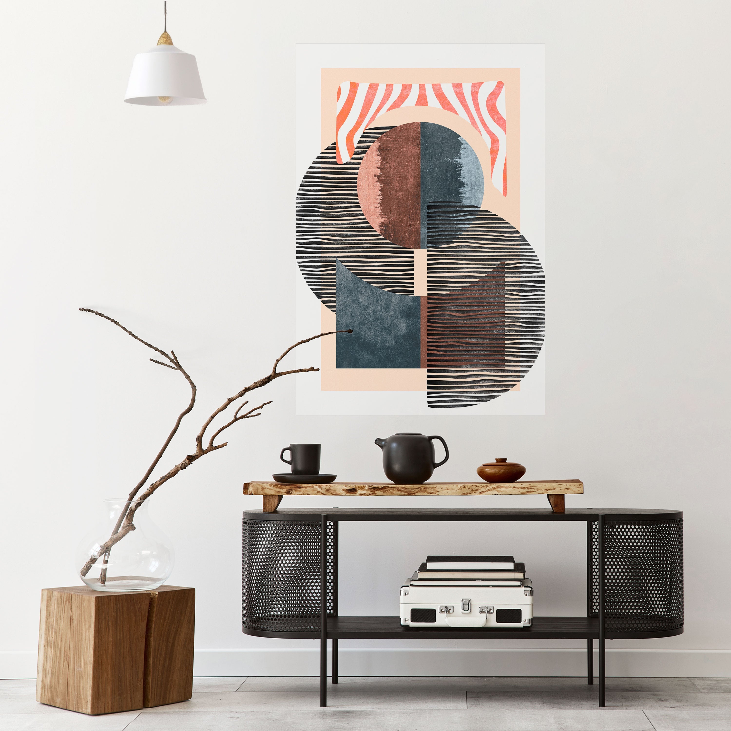 WHISPERS OF FORM Peel and Stick Vertical Poster