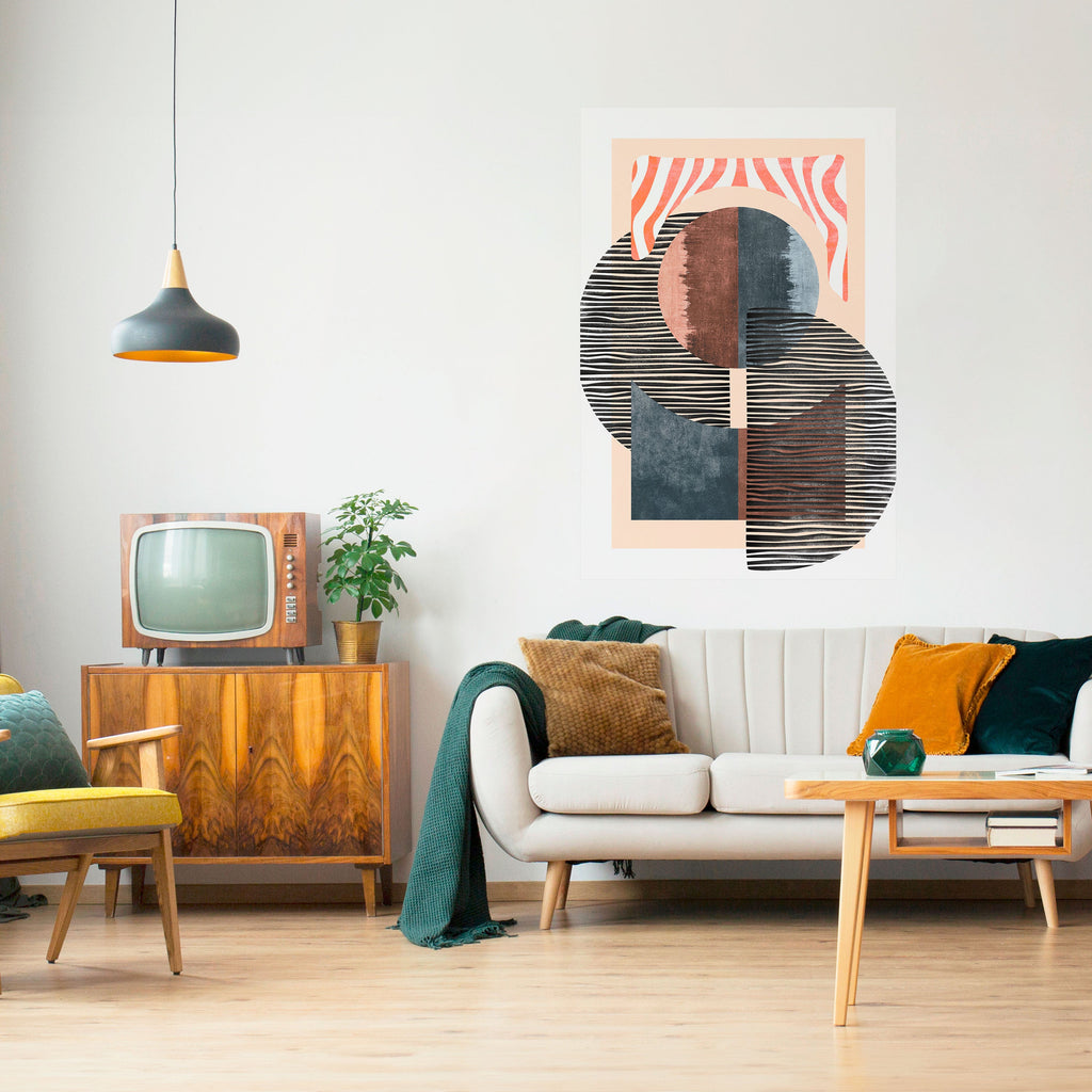 WHISPERS OF FORM Peel and Stick Vertical Poster