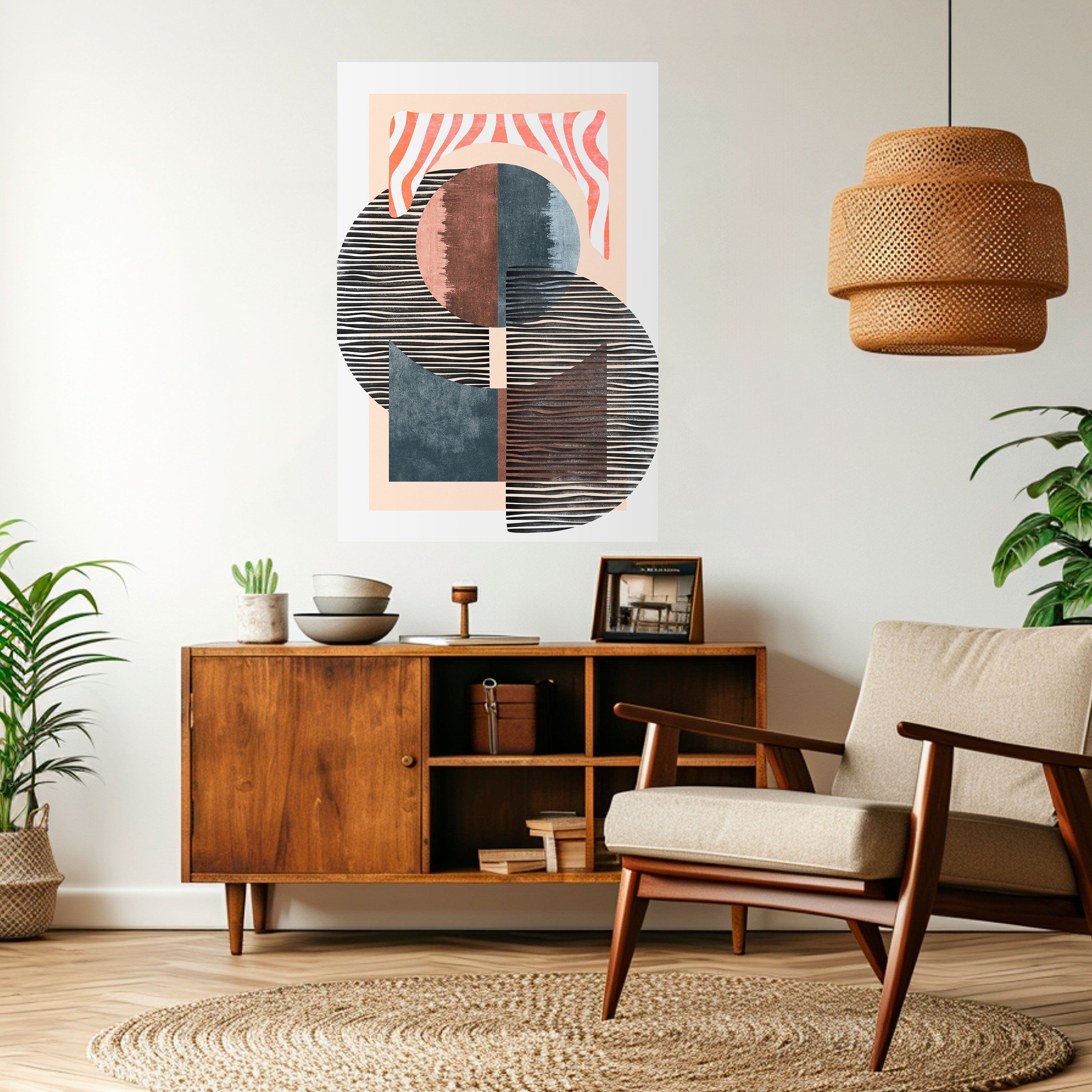 WHISPERS OF FORM Peel and Stick Vertical Poster