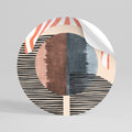 WHISPERS OF FORM Peel and Stick Round Sticker