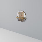 IMAGINARY RAIN Prateleira Oval Decorativa em Efeito Carvalho