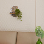 IMAGINARY RAIN Prateleira Redonda Decorativa em Efeito Carvalho