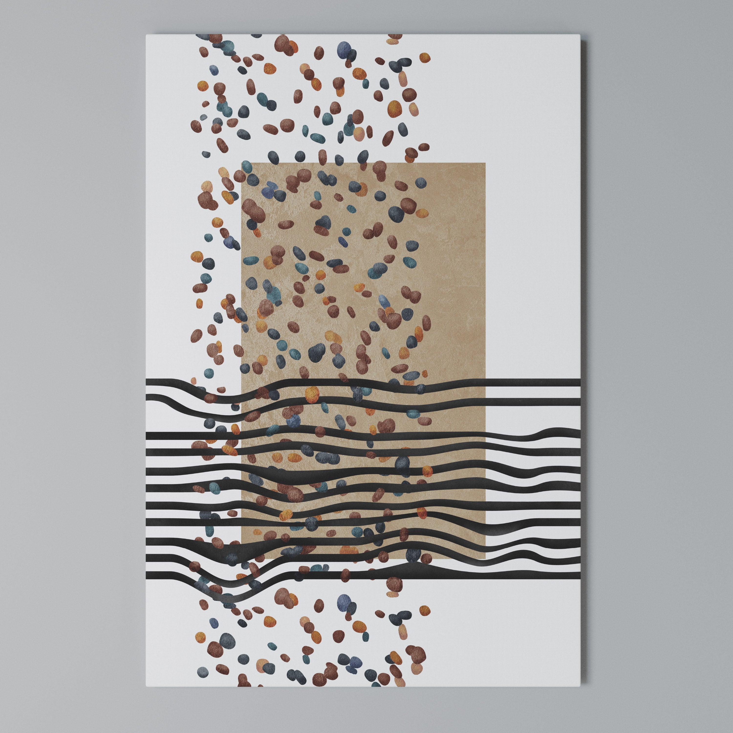 IMAGINARY RAIN Quadro em tela vertical