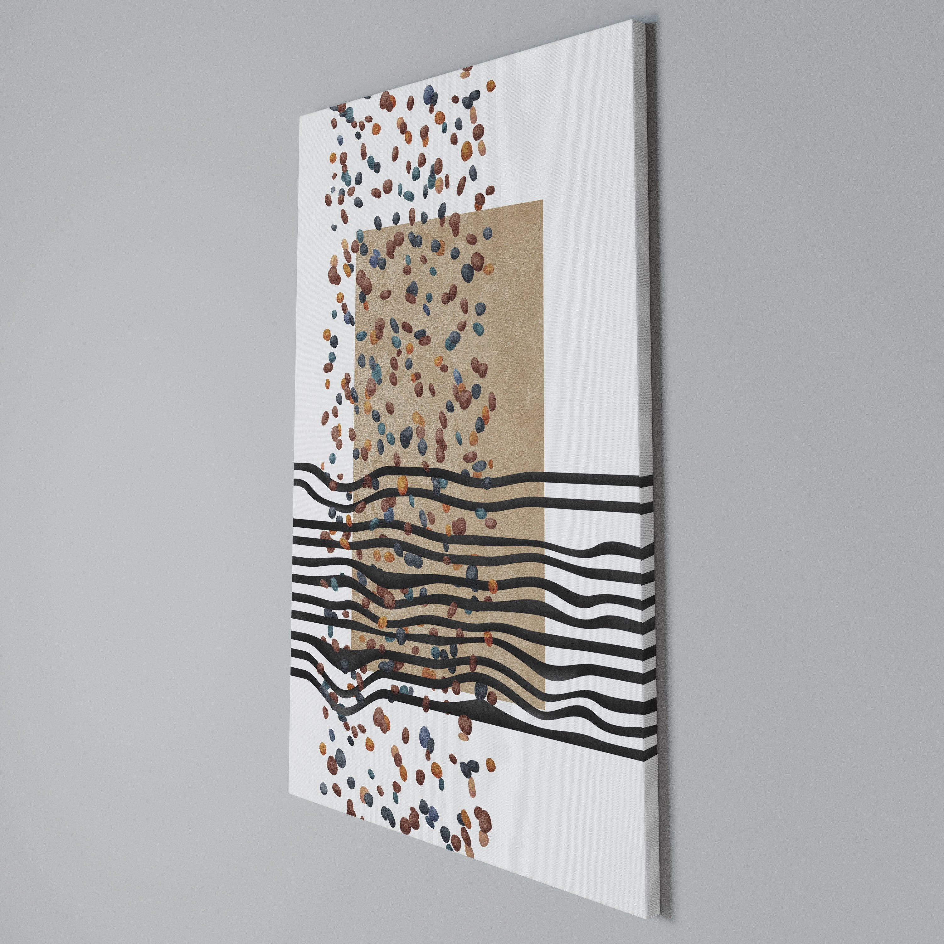 IMAGINARY RAIN Quadro em tela vertical