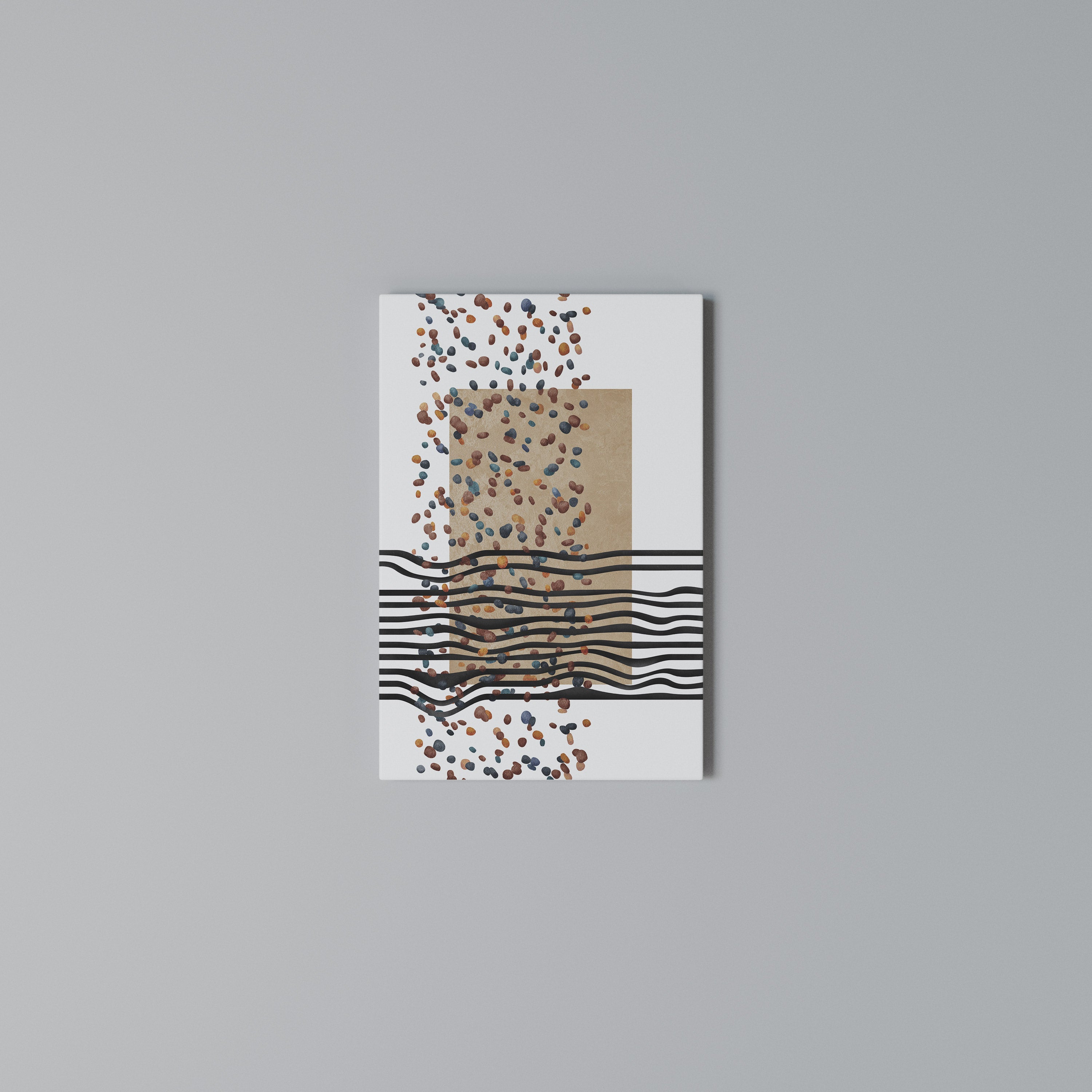 IMAGINARY RAIN Quadro em tela vertical