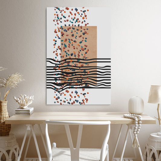 IMAGINARY RAIN Quadro em tela vertical
