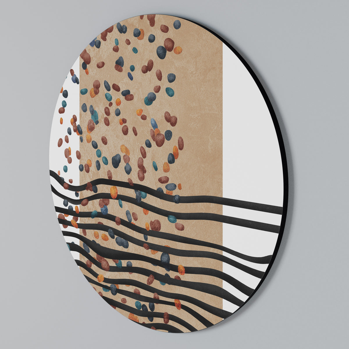 IMAGINARY RAIN Arte de Parede Redonda