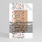 IMAGINARY RAIN Peel and Stick Vertical Poster