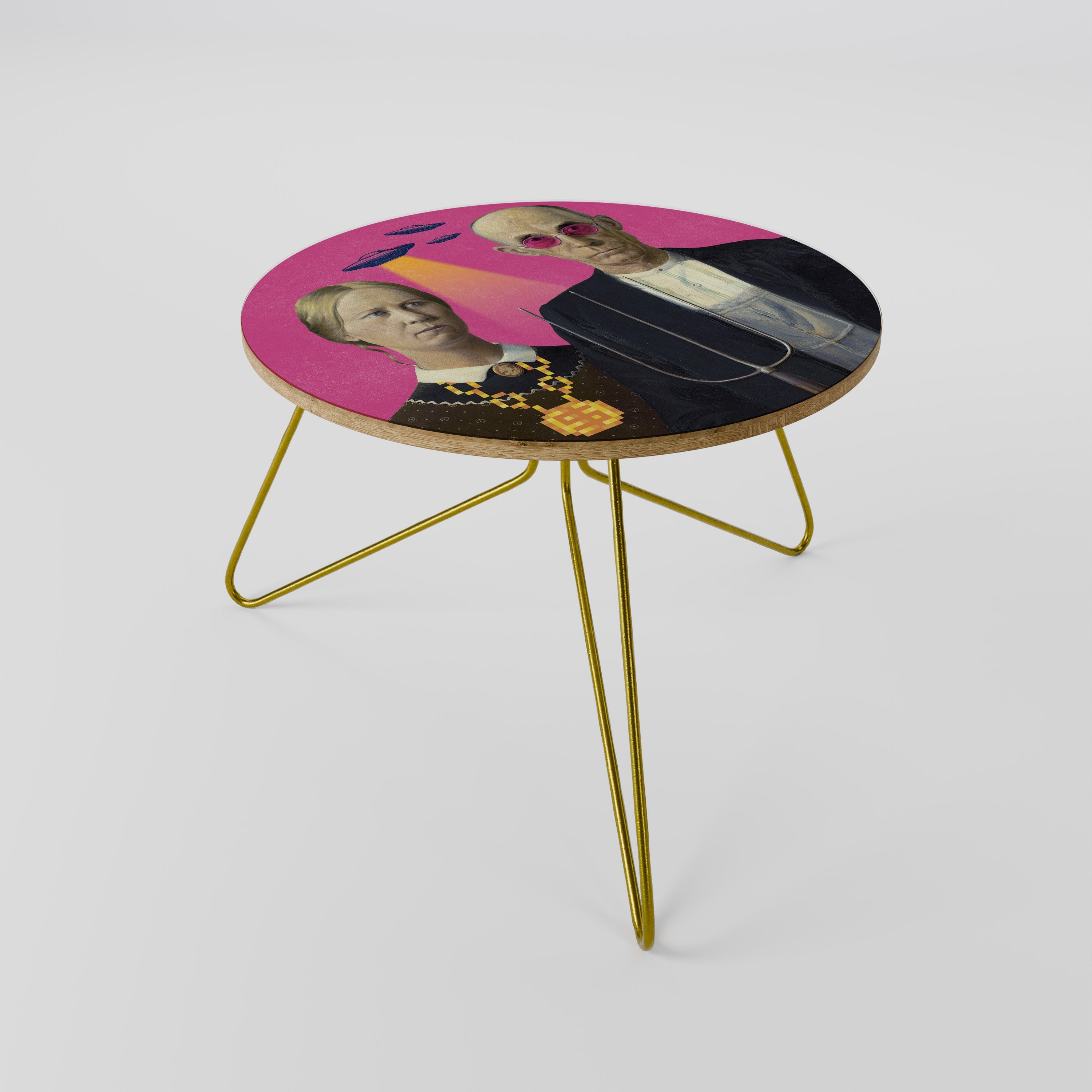 AMERICAN GOTHIC ALIEN Mesa de Centro 60