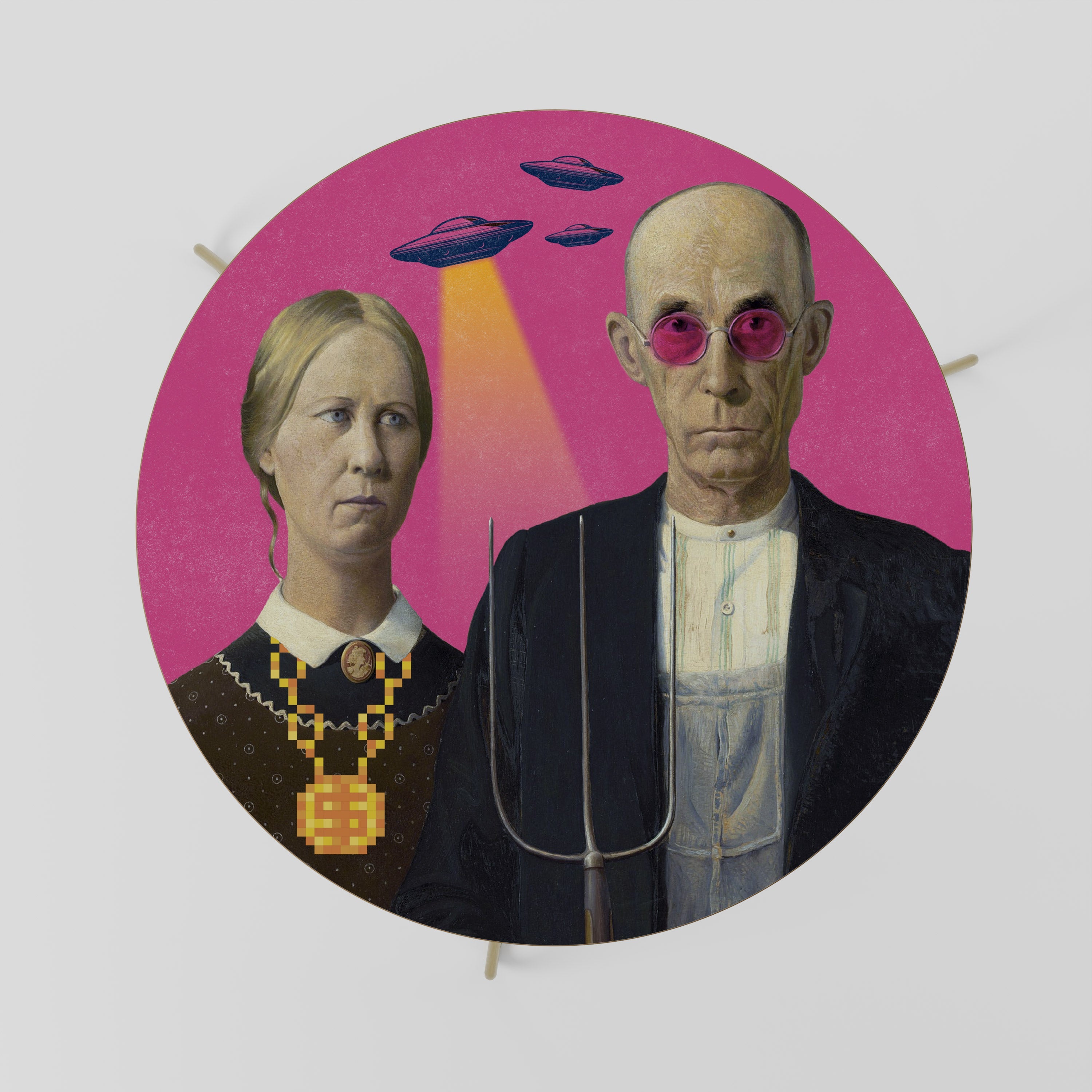 AMERICAN GOTHIC ALIEN Mesa de Centro 69