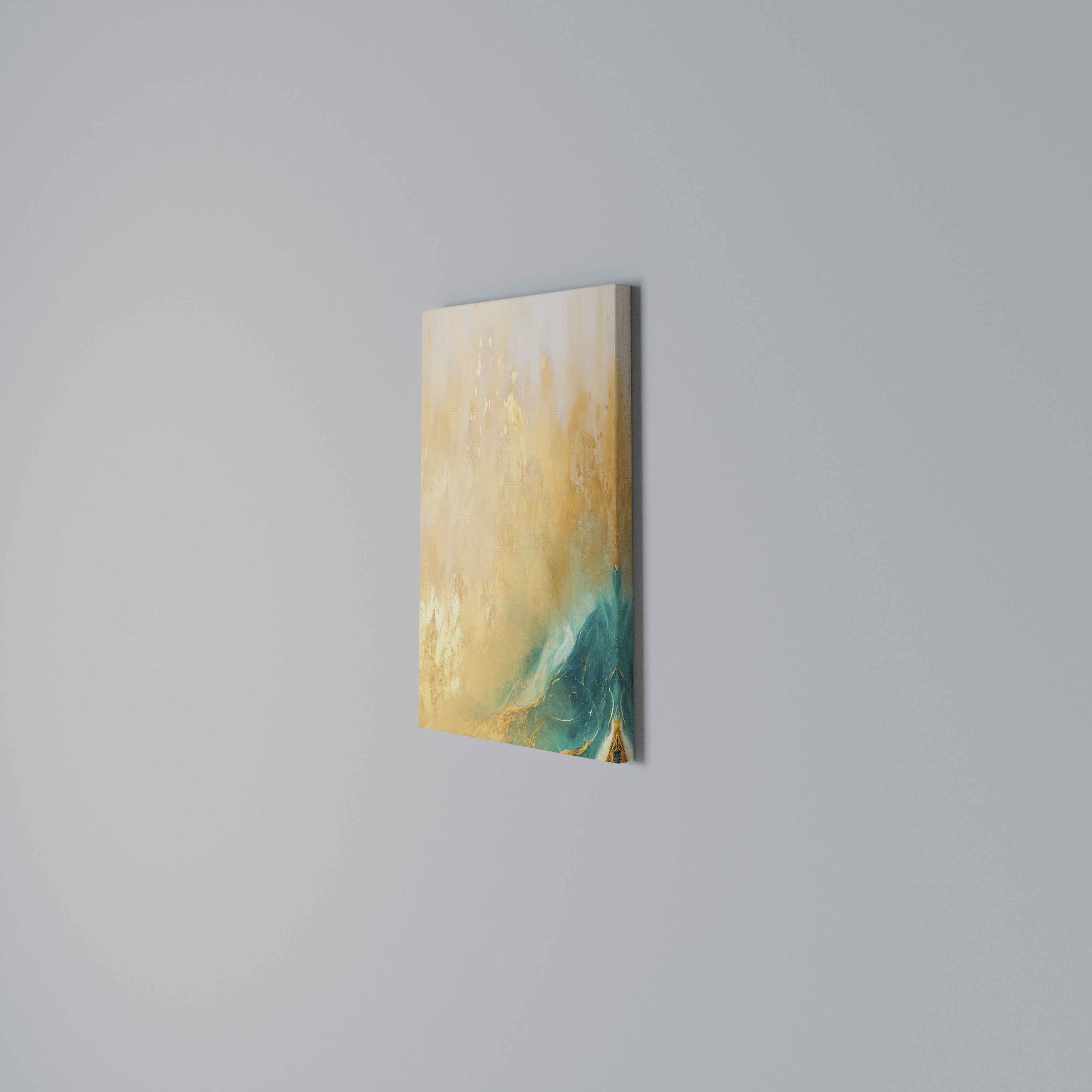 AZURE DREAMS Vertical Canvas Print