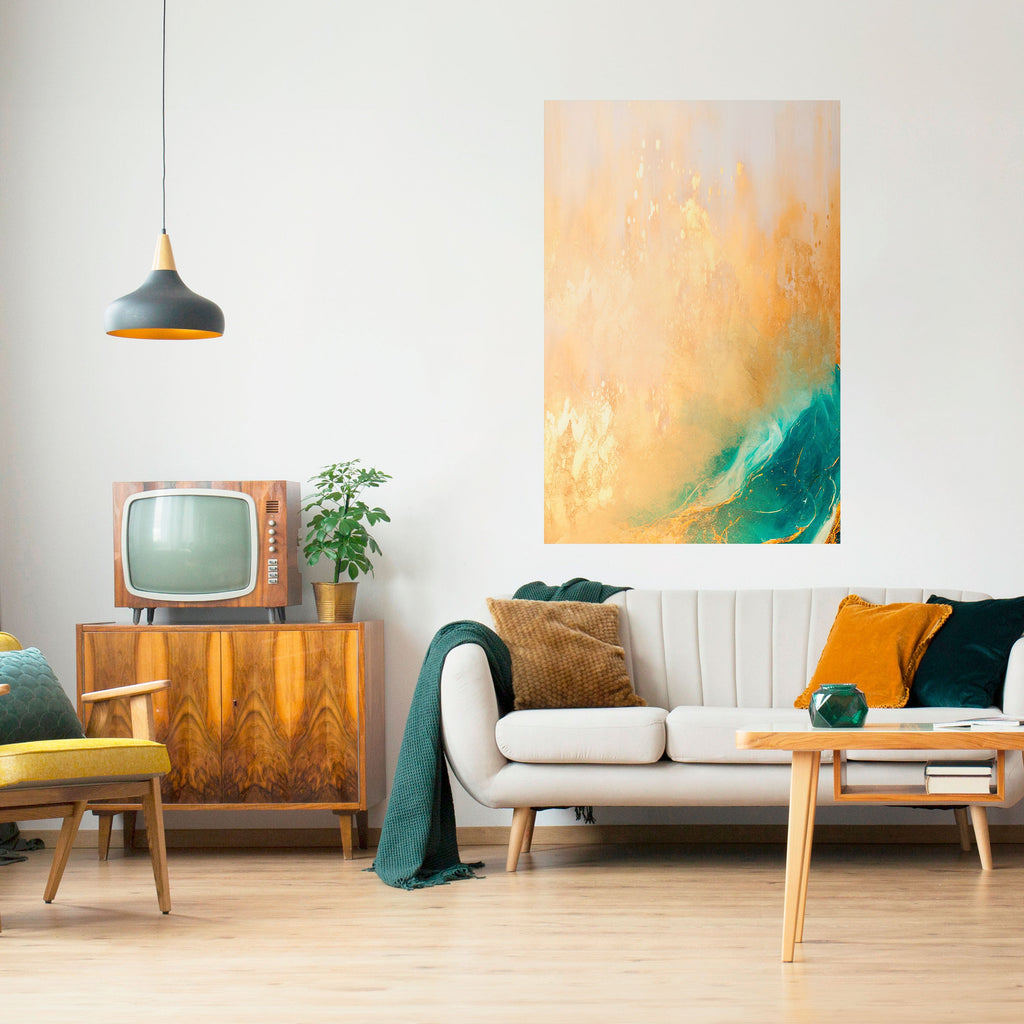 AZURE DREAMS Peel and Stick Vertical Poster