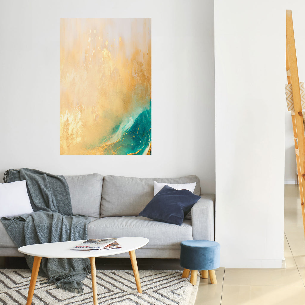 AZURE DREAMS Peel and Stick Vertical Poster