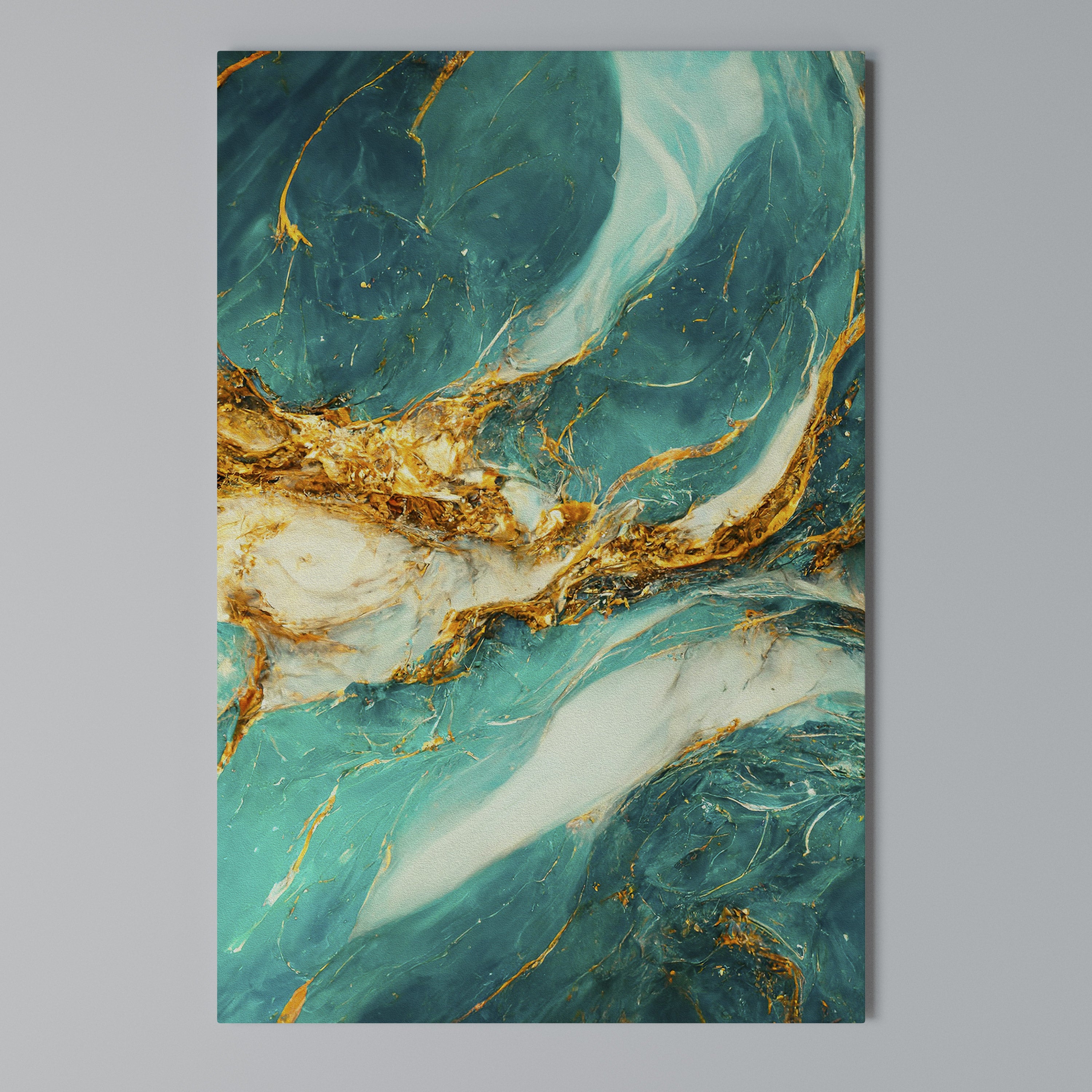 GILDED WHISPERS Quadro em tela vertical