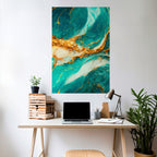 GILDED WHISPERS Peel and Stick Vertical Poster