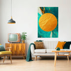 ETHEREAL AZURE Peel and Stick Vertical Poster