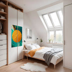 ETHEREAL AZURE Peel and Stick Vertical Poster