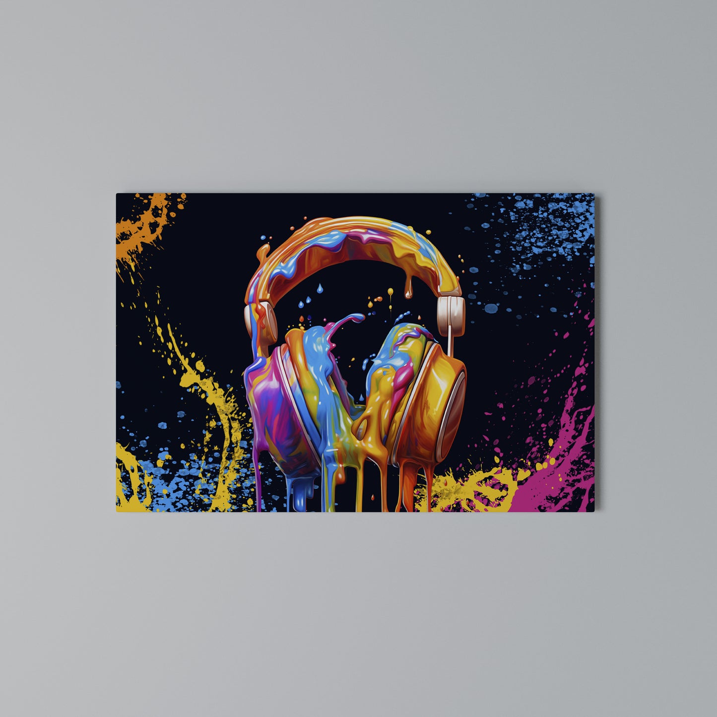 MUSIC IS MY EXTASY Horizontal Canvas Print