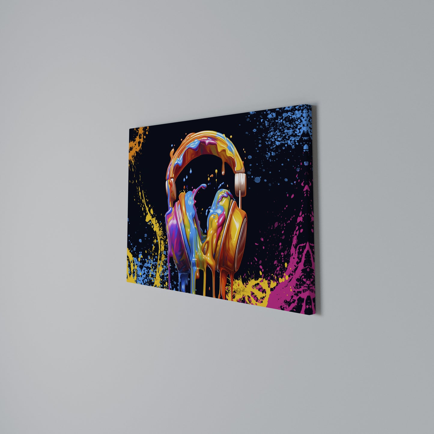 MUSIC IS MY EXTASY Horizontal Canvas Print