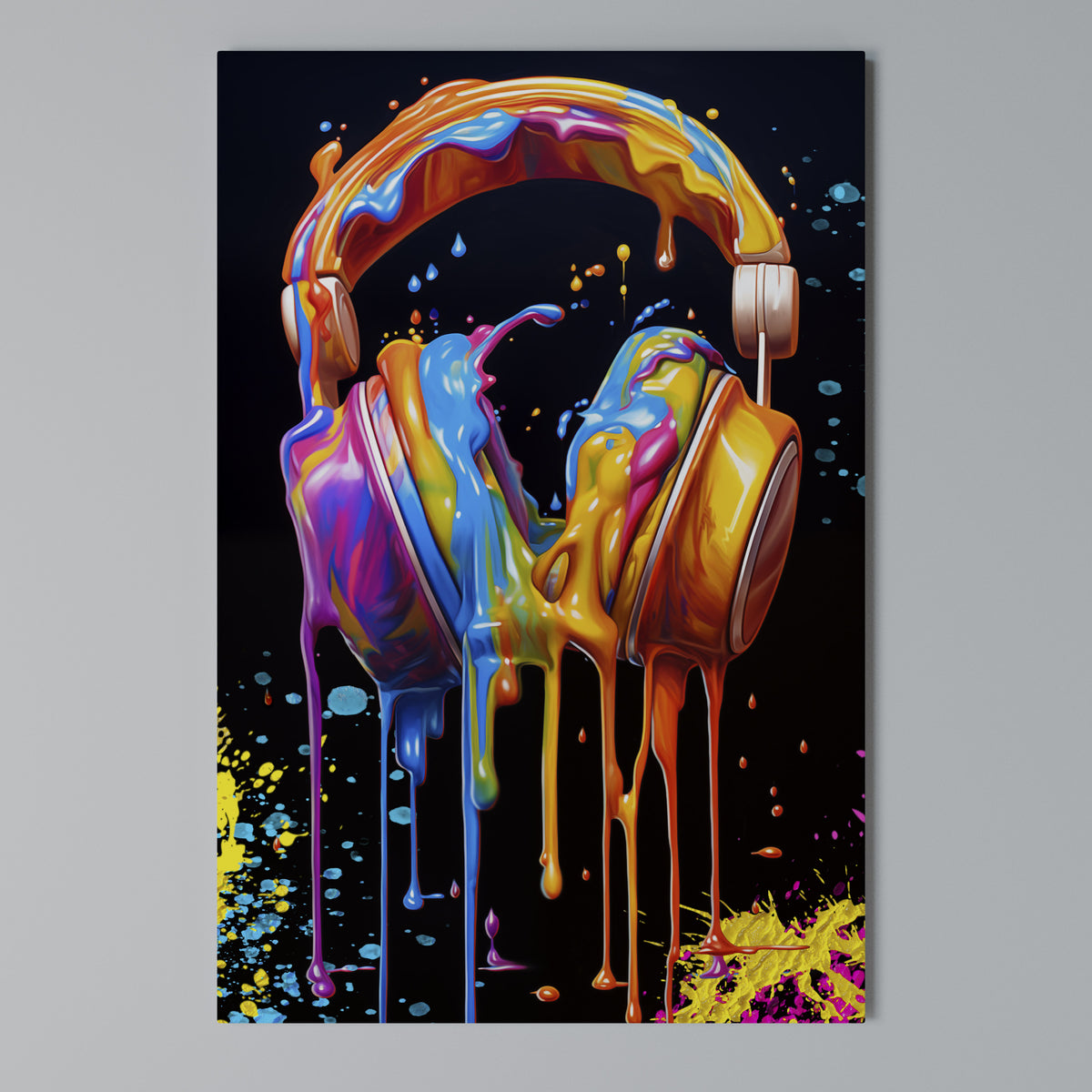 MUSIC IS MY EXTASY Quadro em tela vertical