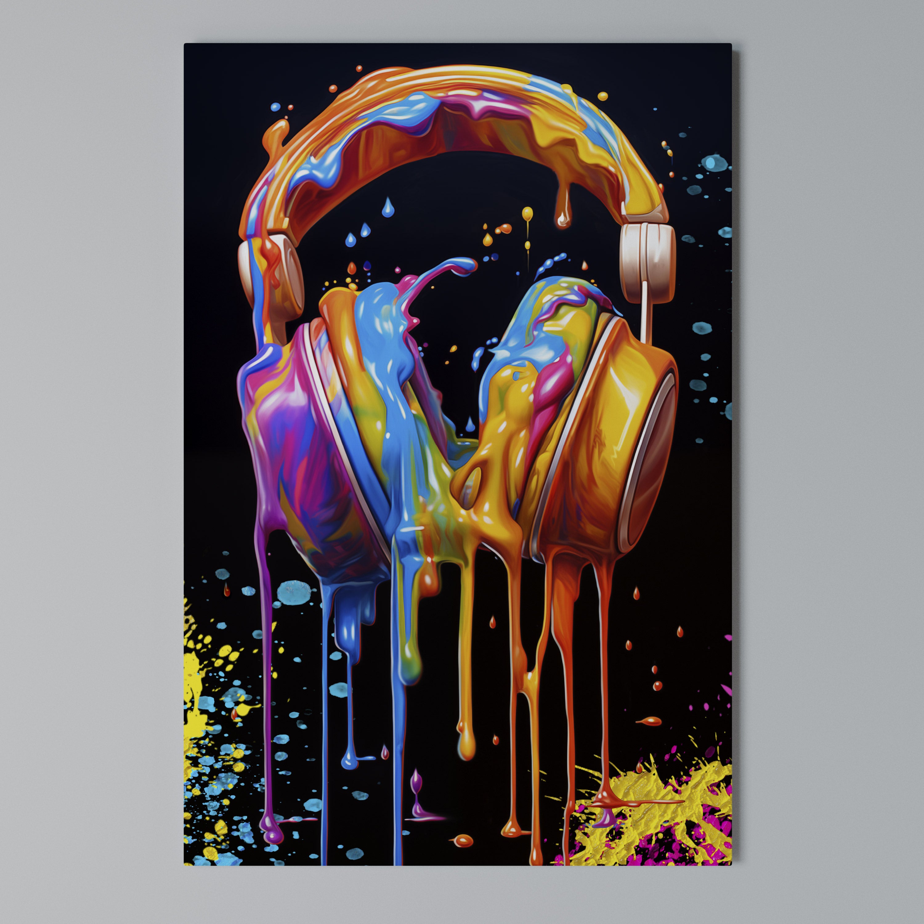 MUSIC IS MY EXTASY Quadro em tela vertical